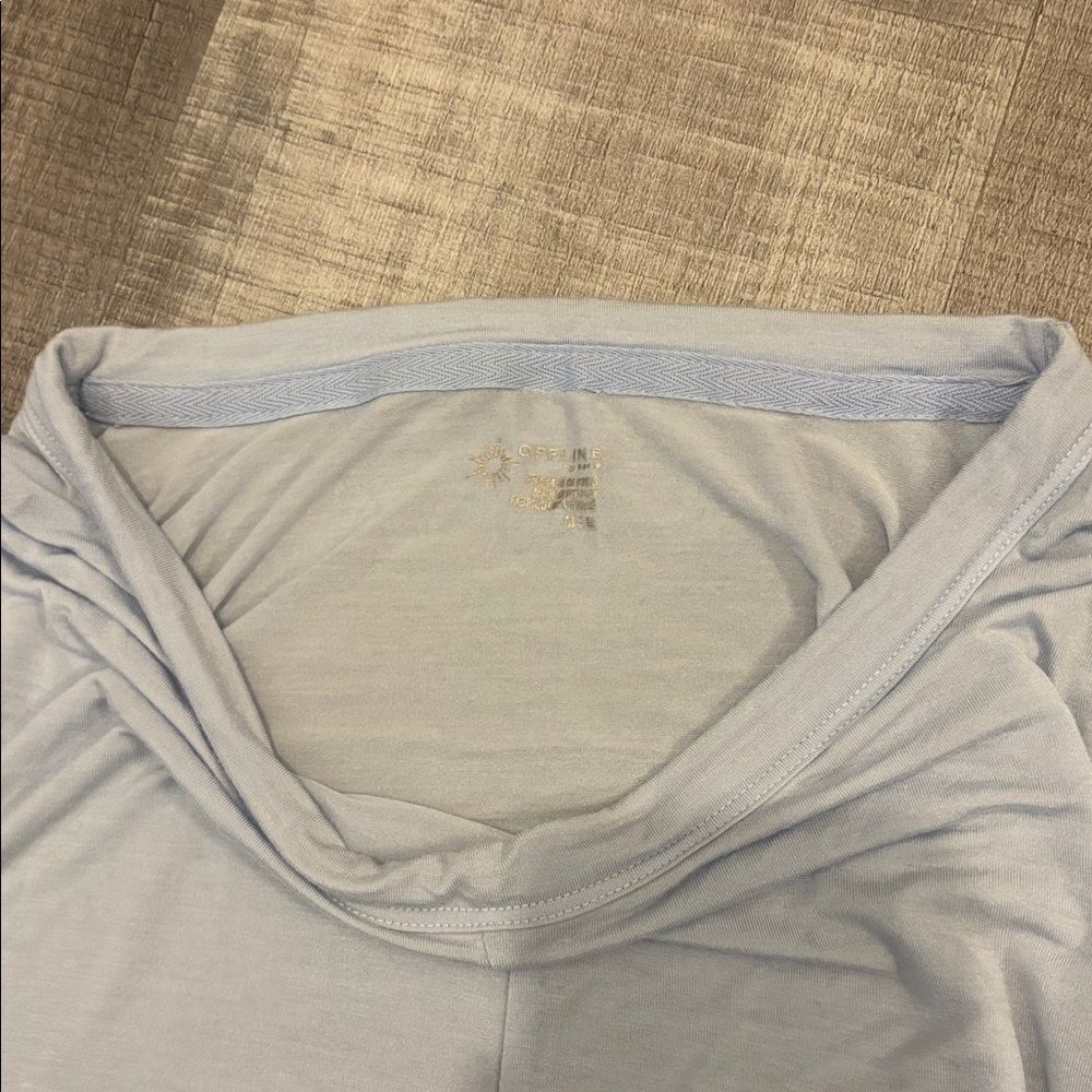 aerie twist front cropped long sleeve tee - Picture 3 of 6
